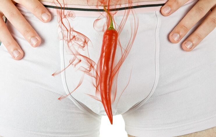 Queima na barra con prostatite